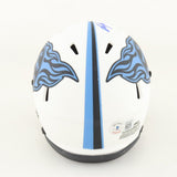 Treylon Burks Signed Tennessee Titans Lunar Eclipse Speed Mini Helmet (Beckett)