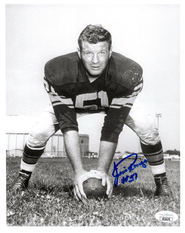 Packers JIM RINGO (d) Signed 8X10 Photo #6 AUTO - 62 NFL Champ - HOF 1981 - JSA