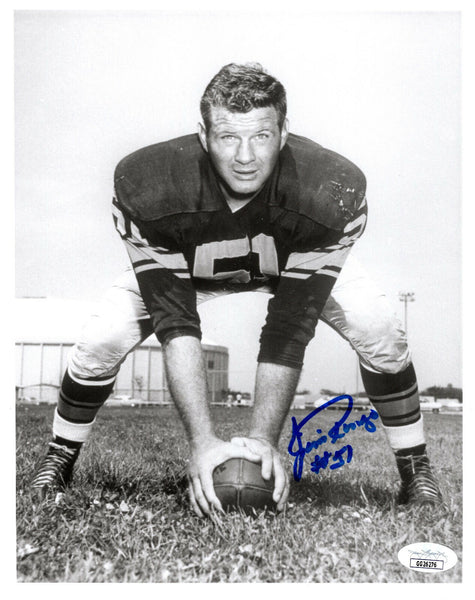 Packers JIM RINGO (d) Signed 8X10 Photo #6 AUTO - 62 NFL Champ - HOF 1981 - JSA