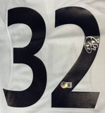 Carlos Tevez Signed Manchester United White Nike Soccer Jersey BAS