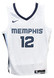 Ja Morant Autographed Memphis Grizzlies White Jersey Nike Beckett 40806