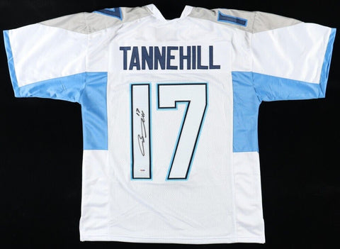 Ryan Tannehill Signed Titans Home Jersey (PSA) Tennessee Starting Quarterback