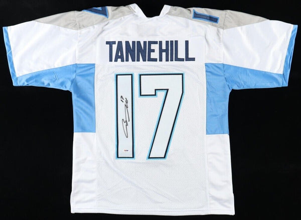 Ryan Tannehill Signed Titans Home Jersey (PSA) Tennessee Starting Quarterback