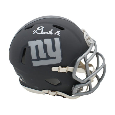 Deonte Banks Autographed Riddell New York Giants Slate Mini Helmet - Beckett