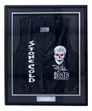 Stone Cold Steve Austin Signed Framed WWE Skull Vest BAS