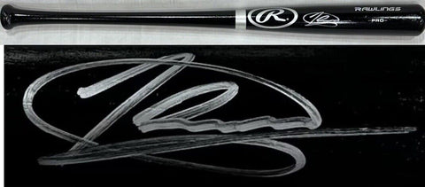 Jasson Dominguez signed Rawlings bat Yankees Rookie Auto Mint Fanatics & Mlb COA