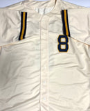 Brewers MVP Outfielder RYAN BRAUN Signed Custom Replica Cream Jersey AUTO - BAS