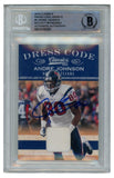Andre Johnson Autographed/Signed 2010 Classic #5 /299 Trading Card Beckett 52663