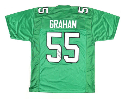 Brandon Graham Signed Philadelphia Eagles Kelly Green Jersey (JSA COA) Def. End