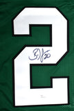 Brian Dawkins Autographed Green Pro Style Jersey- JSA W *Black