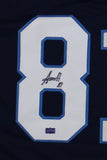 Austin Hooper Signed Tennessee Custom Navy Blue Jersey