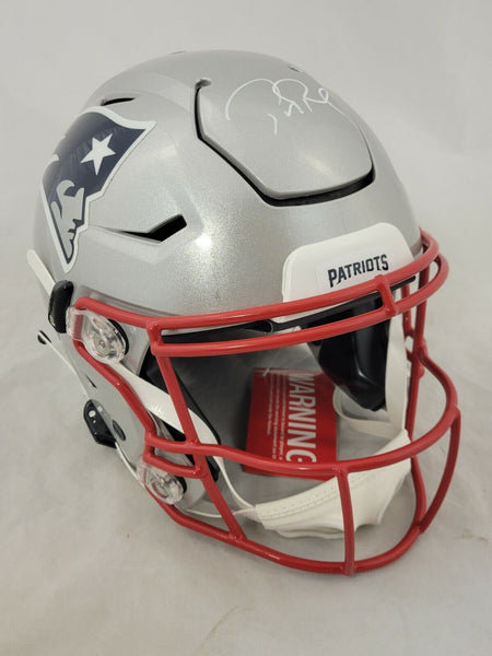 TOM BRADY SIGNED NEW ENGLAND PATRIOTS SPEEDFLEX AUTHENTIC HELMET FANATICS COA