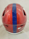 SAQUON BARKLEY SIGNED NEW YORK GIANTS FLASH SPEEDFLEX AUTHENTIC HELMET BECKETT