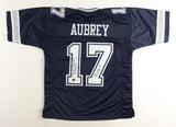 Brandon Aubrey Signed Dallas Cowboys Jersey NFL Rookie Consecutive FGs (Beckett)