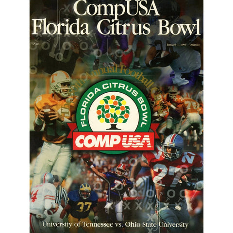 Unautographed Magazine Tennessee vs Ohio State 1996 Citrus Bowl Program 58419