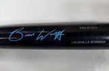 Brewers BRANDON WOODRUFF Signed Louisville Slugger Black Bat AUTO - BAS