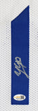 Yaxel Lendeborg Authentic Signed White Pro Style Jersey Autographed JSA Witness