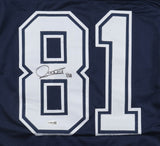 Raghib "Rocket" Ismail Signed Dallas Cowboys Jersey (JSA) Ex-Notre Dame Receiver