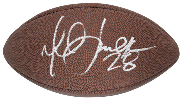 Rams Marshall Faulk Authentic Signed Super Grip Nfl Football BAS Witnessed