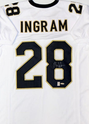 Mark Ingram Signed Saints Jersey (JSA COA & Ingram Hologram) #28 Rookie number