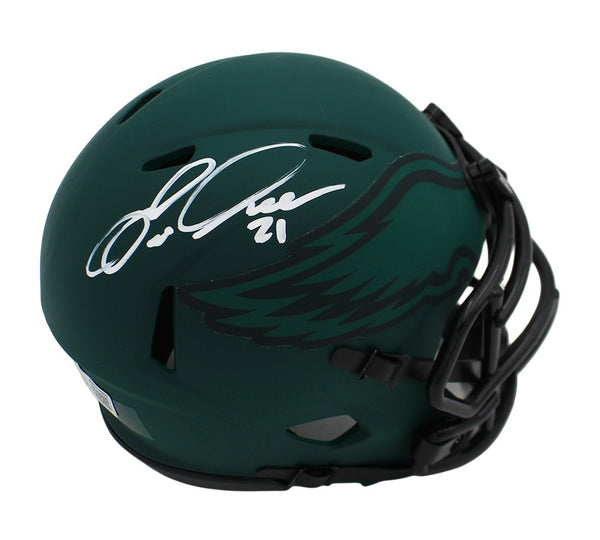 Eric Allen Signed Philadelphia Eagles Speed Rave NFL Mini Helmet