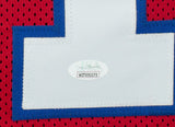 Steve Grogan Signed New England Patriots Jersey (JSA COA) Pats Q.B. 1975-1990