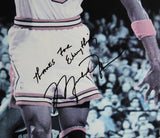 Bulls Michael Jordan Authentic Signed 24x36 Poster Autographed BAS #AE64036
