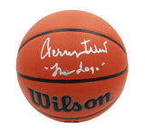 Jerry West Signed Los Angeles Lakers Wilson NBA Basketball with "The Logo"