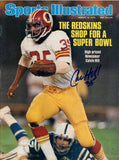 Calvin Hill Signed Magazine Redskins Sports Illustrated 8/16/1976 BAS 50697
