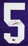 TCU LaDainian Tomlinson Authentic Signed Purple Pro Style Jersey Autographed BAS