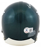 Randall Cunningham Signed Philadelphia Eagles Mini Helmet (Beckett) Pro Bowl Q.B