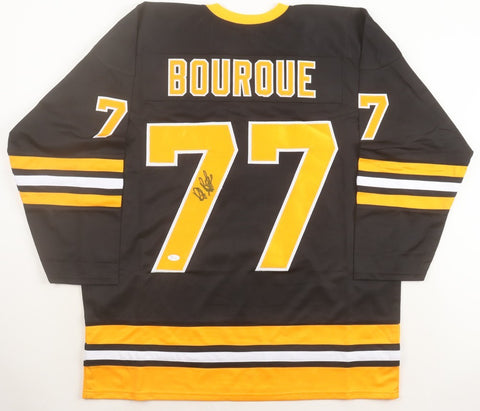Ray Bourque Signed Boston Bruins Throwback Jersey (JSA COA) 19xAll Star/ Defense
