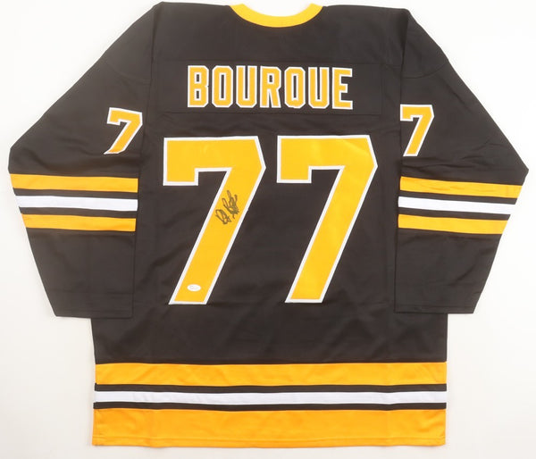 Ray Bourque Signed Boston Bruins Throwback Jersey (JSA COA) 19xAll Star/ Defense