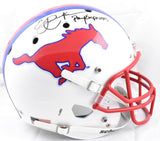 Eric Dickerson Autographed SMU F/S Schutt Helmet Pony Express-Beckett W Hologram