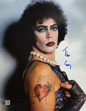 Tim Curry Autographed/Signed Rocky Horror Picture Show 11x14 Photo Beckett 54836