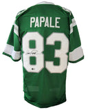 Vince Papale Signed/Auto Eagles Green Custom Football Jersey Beckett 209891