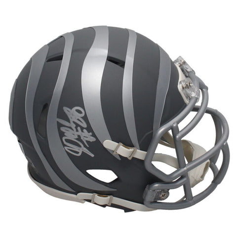 Corey Dillon Autographed Cincinnati Bengals Slate Speed Mini Helmet Beckett
