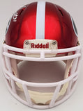 HERSCHEL WALKER AUTOGRAPHED GEORGIA FLASH RED SPEED MINI HELMET BECKETT 202150