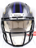 Joe Flacco Signed Ravens F/S Speed Authentic Helmet w/SB MVP - Beckett W Holo