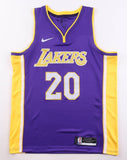 Brian Shaw Signed Los Angeles Lakers Nike Jersey (PSA) 3xNBA Champion 2000-2002
