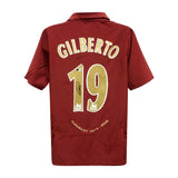 Gilberto Silva Signed Arsenal Away Soccer Jersey #19 with Beckett COA