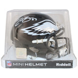 Zack Baun Autographed Philadelphia Eagles Alt Mini Helmet Beckett Witness 52881