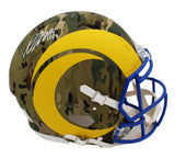 Davante Adams Los Angeles Rams Speed Authentic Camo NFL Helmet
