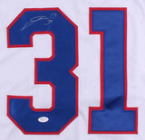 Philipp Grubauer Signed Capitals Jersey (JSA COA) 2018 Stanley Cup Champions