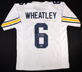 Tyrone Wheatley Signed Michigan Wolverines Jersey (Beckett) New York Giants R.B.