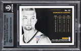 Thunder Domantas Sabonis Signed 2016 Panini Aficionado #55 Rookie Card BAS Slab