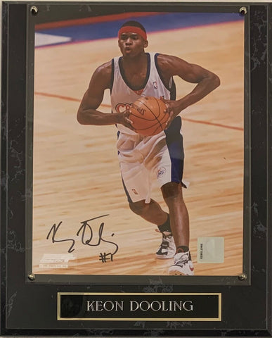 Keyon Dooling Signed 8x10 Photo w/ Plaque