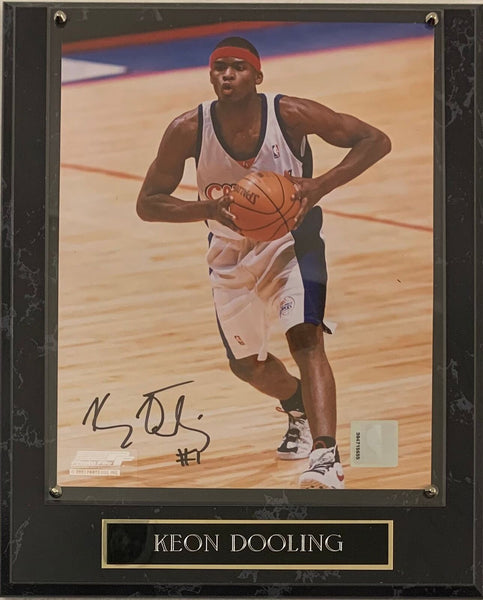 Keyon Dooling Signed 8x10 Photo w/ Plaque