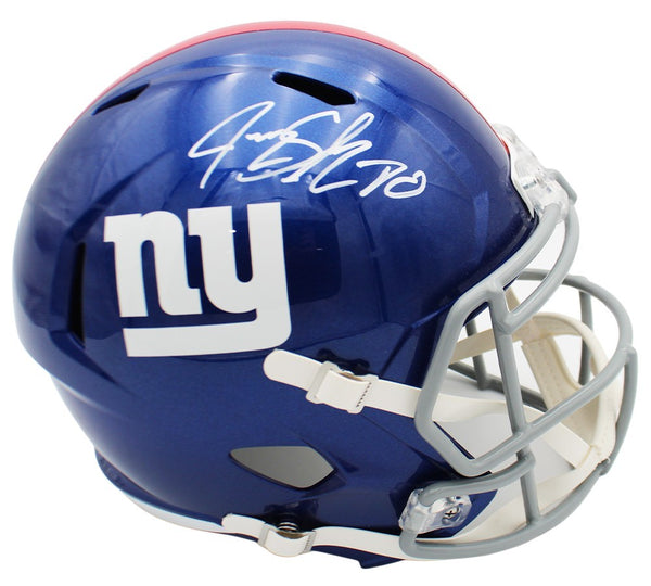 Jeremy Shockey Signed New York Giants Speed Full Size NFL Helmet