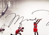 Michael Jordan Autographed Framed 20x46 The Show Poster Bulls Last Shot UDA Holo
